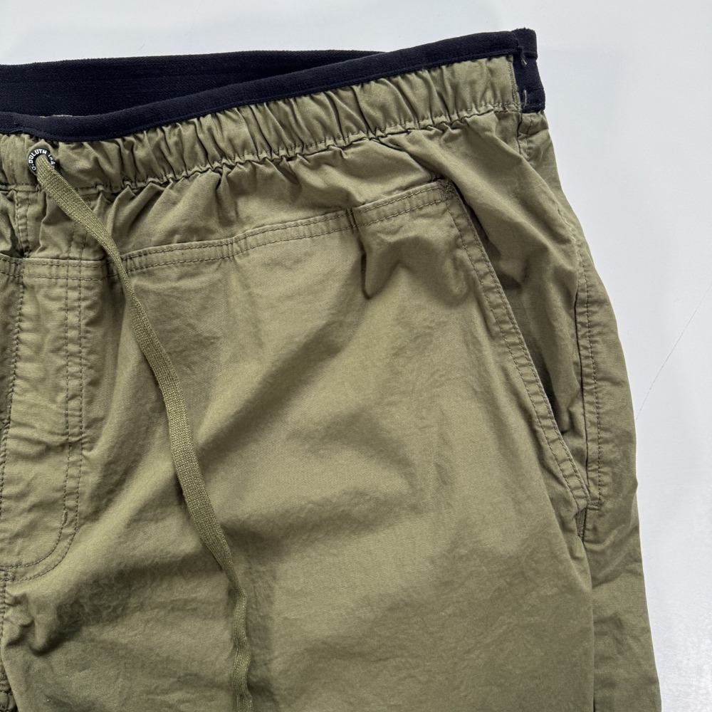 DULUTH TRADING Pull On Elastic Waist Roll Up Pant Mens 40x30 Green Standard Fit - Picture 4 of 14
